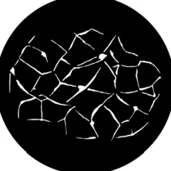 Reflected Water 1 - Stock Gobo for Gobo Light Projectors - Choose your size!