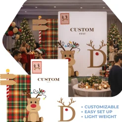 Reindeer Post Foam Core Backdrop Kit by PopScene™