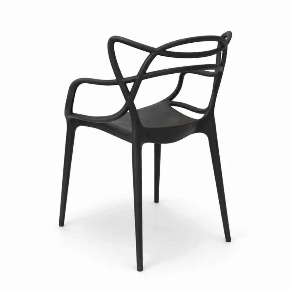 Resin David Chair - Black