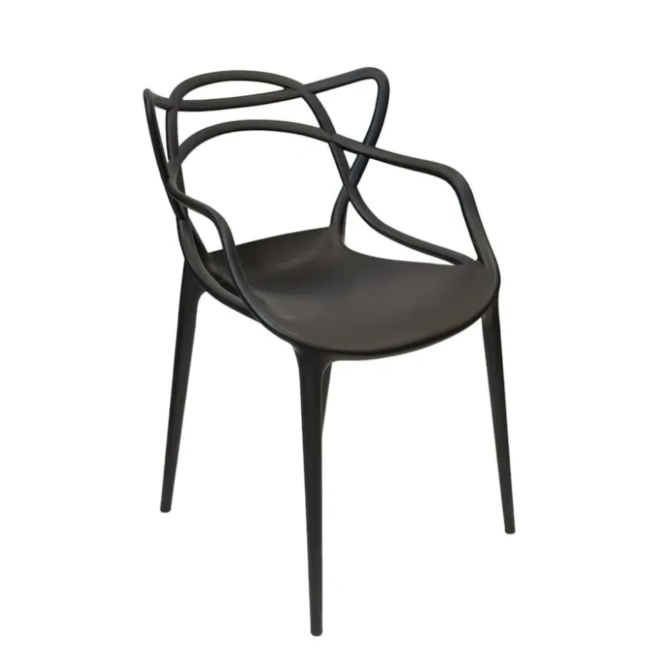Resin David Chair - Black