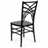Resin Fanny Stacking Chair - Black