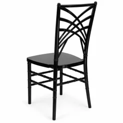 Resin Fanny Stacking Chair - Black