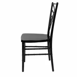 Resin Fanny Stacking Chair - Black