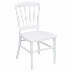 Resin Napoleon Chair with UV Protection - White