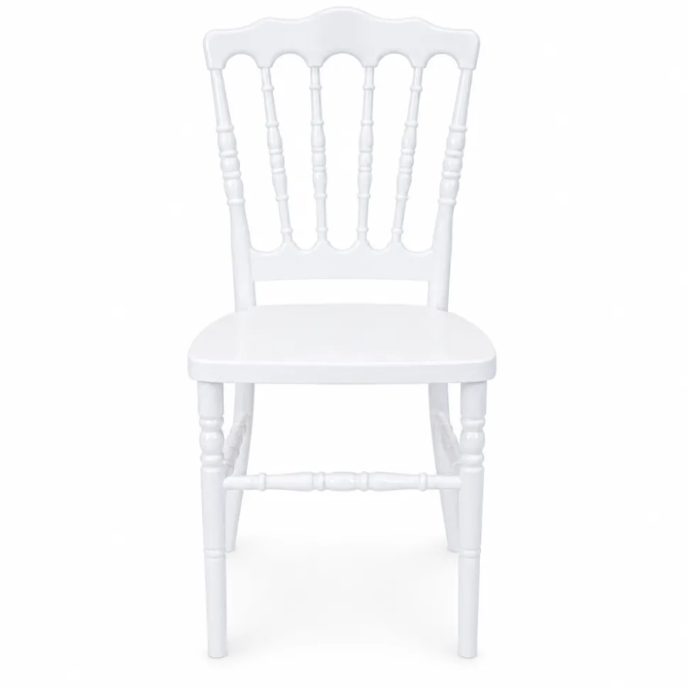 Resin Napoleon Chair with UV Protection - White