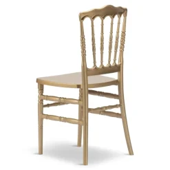 Resin Napoleon Chair with UV Protection - Gold