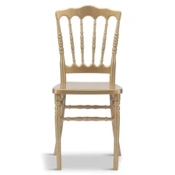 Resin Napoleon Chair with UV Protection - Gold