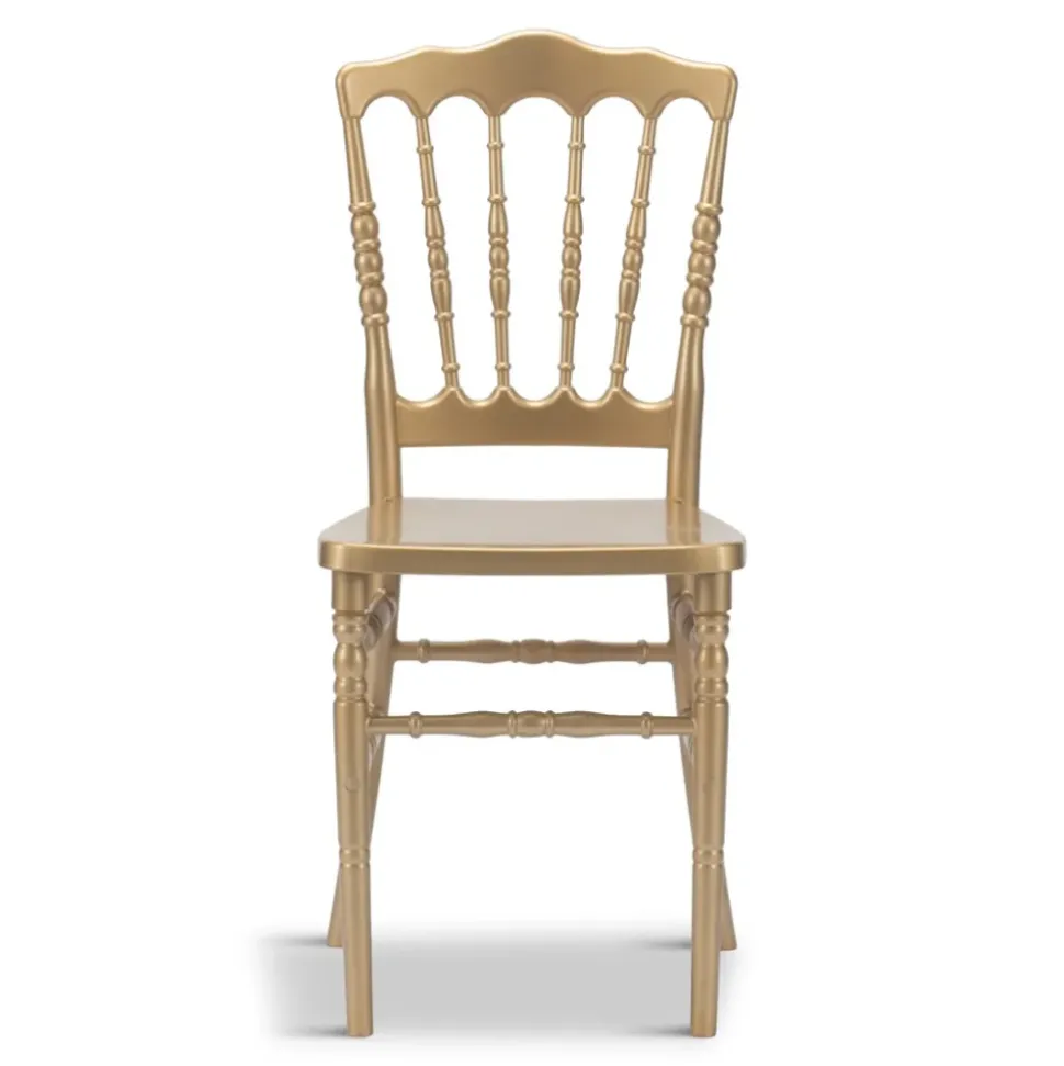 Resin Napoleon Chair with UV Protection - Gold