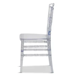 Resin Napoleon Chair with UV Protection - Clear