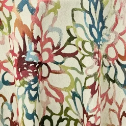 Reversible Perennial Curtain Panel w/ 4" Rod Pocket - 120" Wide - Many Size Options