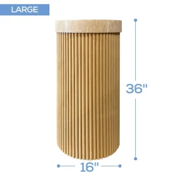 Ripple Cylinder Pedestal - Height Options!