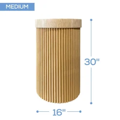Ripple Cylinder Pedestal - Height Options!
