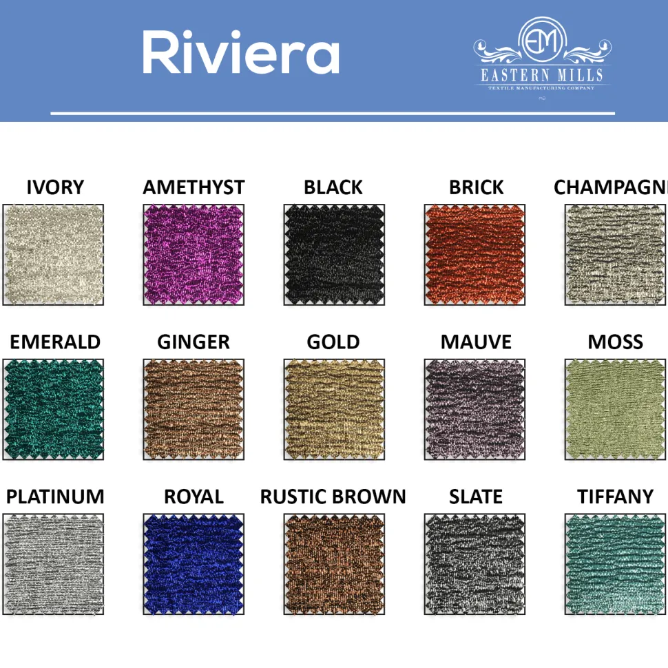 Riviera- 100% Polyester - By The Yard - 115" Width