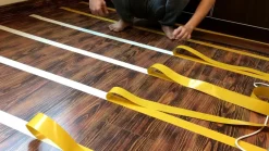 Roll of 3" Wide Double-Face Tape for Vinyl, Mirrored, Turf and Carpet Flooring