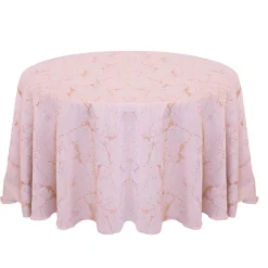 Rose Gold - Limestone Designer Tablecloths by Eastern Mills - Many Size Options