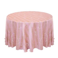 Rose Gold - Limestone Designer Tablecloths by Eastern Mills - Many Size Options