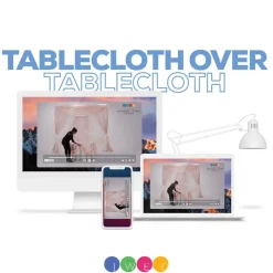 Round Tablecloth over Tablecloth - Instructional Video