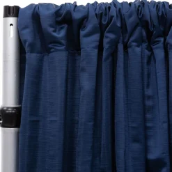Royal Slub Drape Panel - 100% Polyester - Royal
