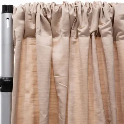 Royal Slub Drape Panel - 100% Polyester - Rain
