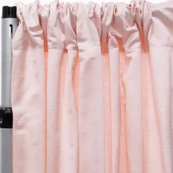 Royal Slub Drape Panel - 100% Polyester - Blush