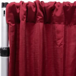 Royal Slub Drape Panel - 100% Polyester - Brick