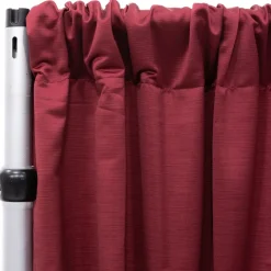 Royal Slub Drape Panel - 100% Polyester - Chestnut