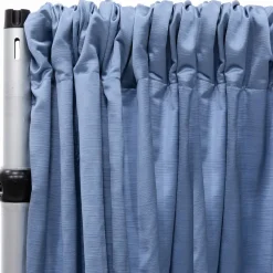 Royal Slub Drape Panel - 100% Polyester - Cloud