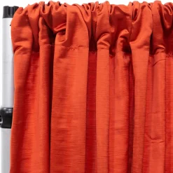 Royal Slub Drape Panel - 100% Polyester - Saffron