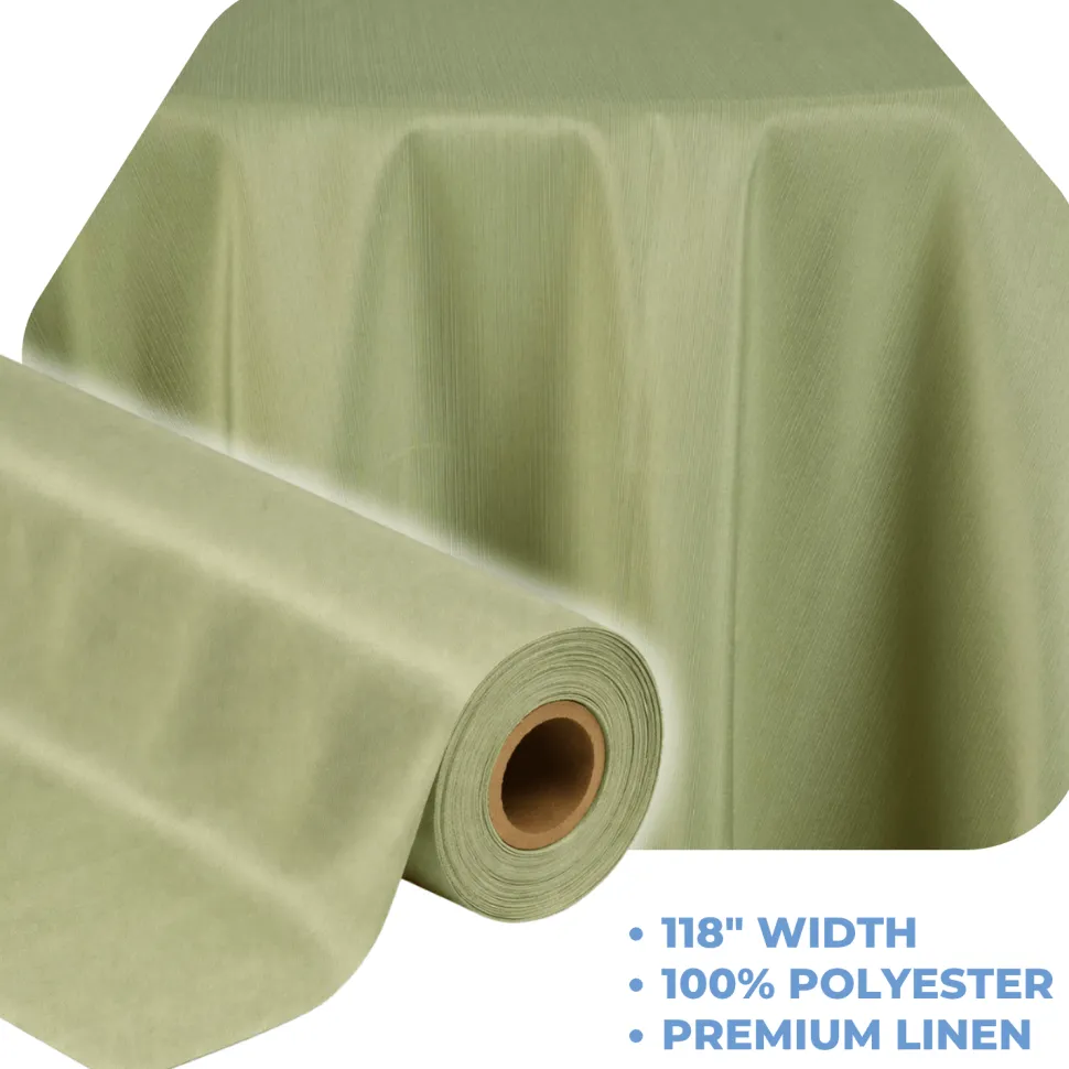 Sage La Petite France by the Yard - 118" Width