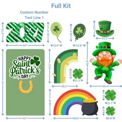 Saint Patrick's Day 1 Foam Core Birthday Backdrop Kit by PopScene™