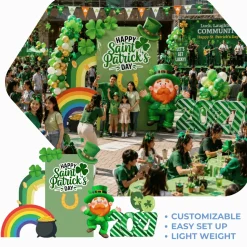 Saint Patrick's Day 1 Foam Core Birthday Backdrop Kit by PopScene™