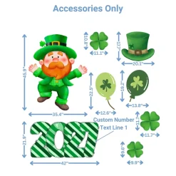 Saint Patrick's Day 1 Foam Core Birthday Backdrop Kit by PopScene™