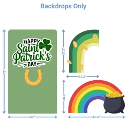 Saint Patrick's Day 1 Foam Core Birthday Backdrop Kit by PopScene™