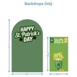 Saint Patrick's Day 2 Foam Core Birthday Backdrop Kit by PopScene™