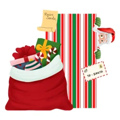 Santa's Mailroom Foam Core Backdrop Kit by PopScene™