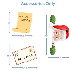 Santa's Mailroom Foam Core Backdrop Kit by PopScene™