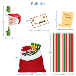 Santa's Mailroom Foam Core Backdrop Kit by PopScene™