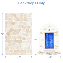 Santorini Dream Foam Core Backdrop Kit by PopScene™