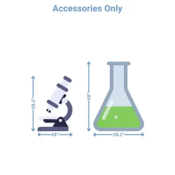 Science Lab Foam Core Birthday Backdrop Kit by PopScene™