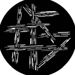 Scratched - Stock Gobo for Gobo Light Projectors - Choose your size!
