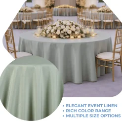 Seafoam La Petite France Jacquard Tablecloth - Multiple Size Options