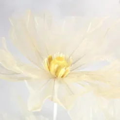 Set of 3 Stands with Silk Gauze Flowers - Choice of Colors!