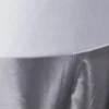 SILVER - Deco Satin Tablecloth by Eastern Mills - Size Options