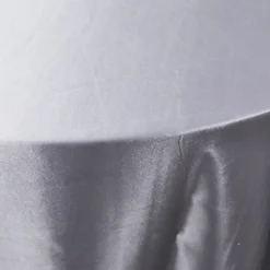 SILVER - Deco Satin Tablecloth by Eastern Mills - Size Options