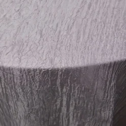 SILVER - *FR* Crushed Taffeta Tablecloth by Eastern Mills - Many Size Options