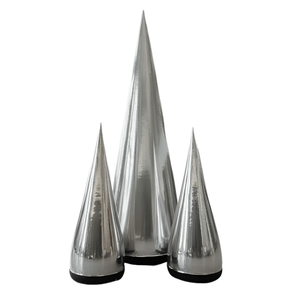 Silver Giant Inflatable Modern Tree – Maxorb™ Reflective Event Display Decor – Commercial Installation Sizes