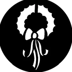 Simple Wreath - Stock Gobo for Gobo Light Projectors - Choose your size!