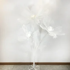 Single Stand with 3 Silk Gauze Wedding Flowers - Choice of Colors!