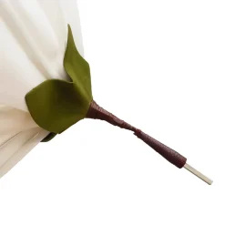 Single White Jumbo Flower Branch by ModTree™ - Interchangeable Branches for Large Event Trees! - Non-Wrinkle EVA Foam
