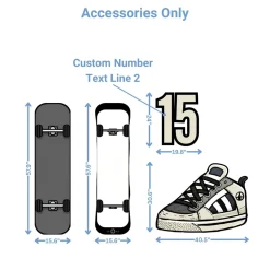 Skateboard Culture Foam Core Birthday Backdrop Kit by PopScene™